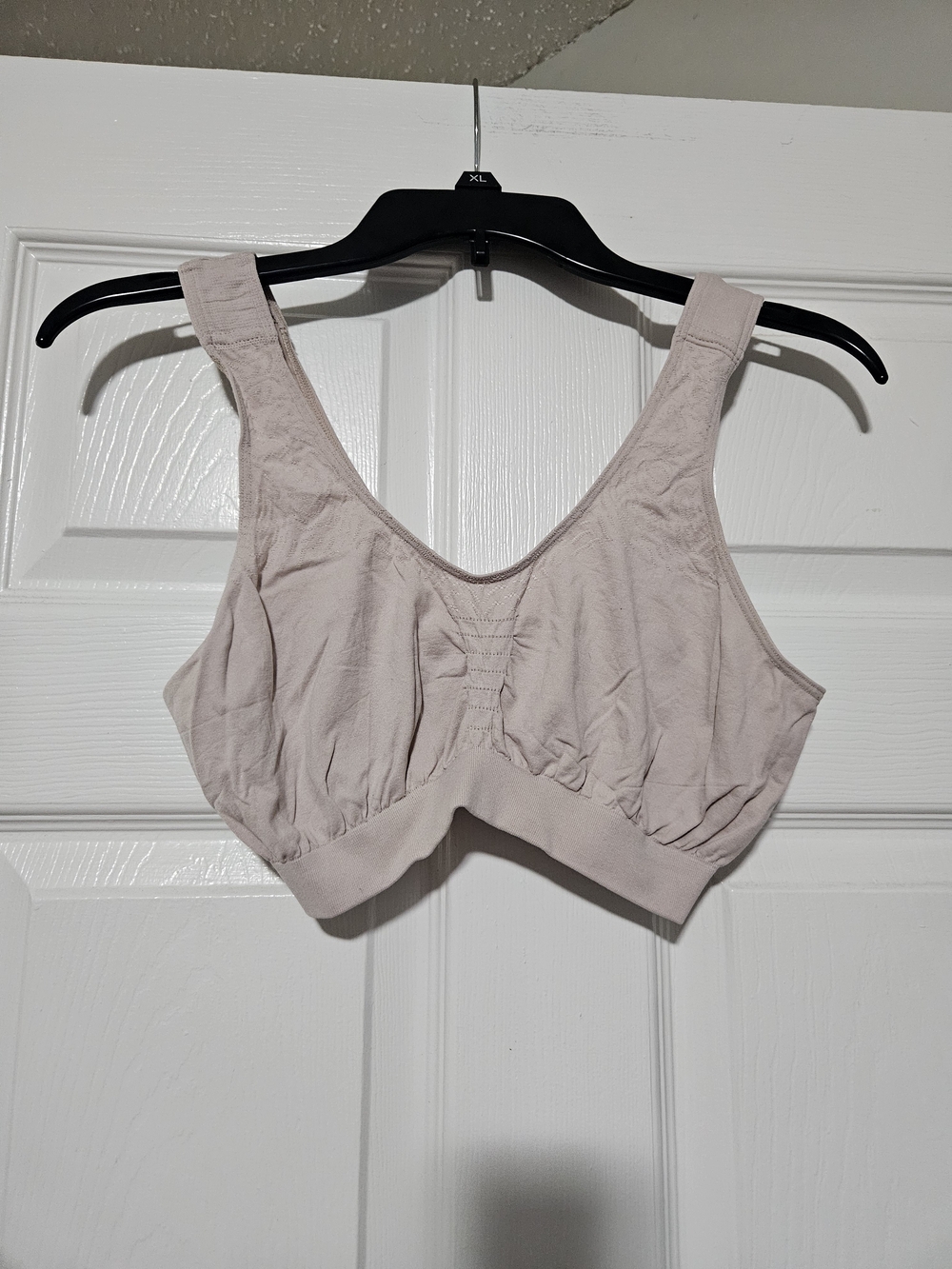 Light Blush Wireless Cotton Blend Bralette Size XL